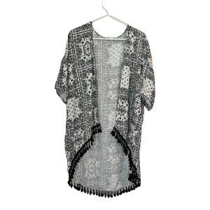Miley & Molly Size Measured Open Cardigan Tassel Western‎ Classic City Wedding